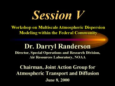 Dr. Darryl Randerson