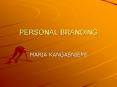 PERSONAL BRANDING PowerPoint PPT Presentation