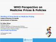 WHO Perspective on Medicine Prices PowerPoint PPT Presentation