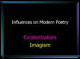 Influences on Modern Poetry PowerPoint PPT Presentation