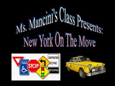 Ms. Mancini's Class Presents: