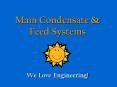 Main Condensate PowerPoint PPT Presentation