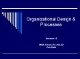 Organizational Design PowerPoint PPT Presentation