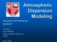Atmospheric Dispersion Modeling PowerPoint PPT Presentation