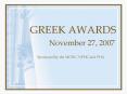 GREEK AWARDS PowerPoint PPT Presentation