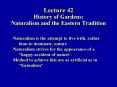 Lecture 42 History of Gardens: Naturalism and the Eastern Tradition PowerPoint PPT Presentation
