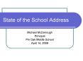 State of the School Address PowerPoint PPT Presentation