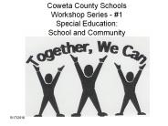Coweta County Schools Workshop Series