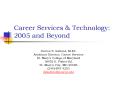 Career Services PowerPoint PPT Presentation