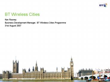 BT Wireless Cities