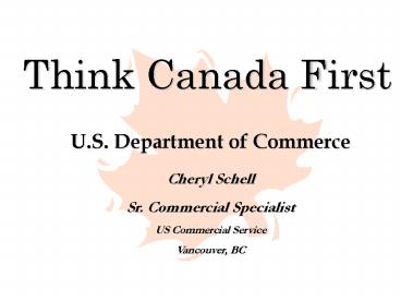 U.S. Department of Commerce