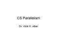 CS Parallelism PowerPoint PPT Presentation