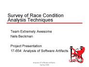 Survey of Race Condition Analysis Techniques