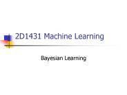 2D1431 Machine Learning