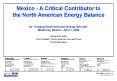 Mexico A Critical Contributor to the North American Energy Balance for Forging North American Energy PowerPoint PPT Presentation