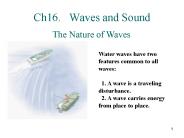 Ch16. Waves and Sound