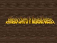 Stimulus Control in Baseball Batters
