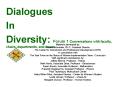 Dialogues PowerPoint PPT Presentation