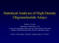 Statistical Analyses of High Density Oligonucleotide Arrays PowerPoint PPT Presentation