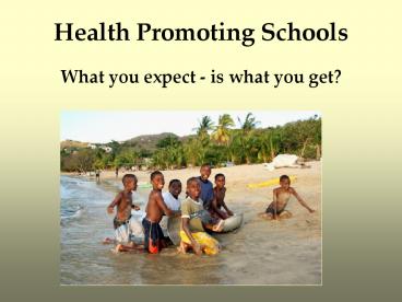 Health Promoting Schools