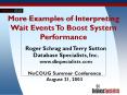 More Examples of Interpreting Wait Events To Boost System Performance PowerPoint PPT Presentation