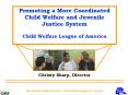 Promoting a More Coordinated Child Welfare and Juvenile Justice System PowerPoint PPT Presentation