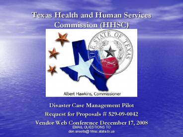 Texas Health and Human Services Commission HHSC