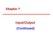 07 Input Output