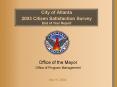City of Atlanta 2003 Citizen Satisfaction Survey End of Year Report PowerPoint PPT Presentation