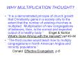 WHY MULTIPLICATION THOUGHT PowerPoint PPT Presentation