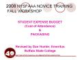 2008 NYSFAAA NOVICE TRAINING FALL WORKSHOP PowerPoint PPT Presentation