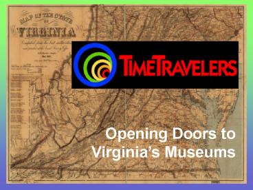 Virginia TimeTravelers Program