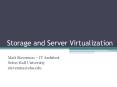 Storage and Server Virtualization PowerPoint PPT Presentation
