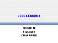 Logo Lesson 4 PowerPoint PPT Presentation