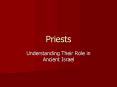 Priests PowerPoint PPT Presentation