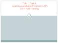 Title I, Part A, Learning Assistance Program LAP 2007 Fall Training PowerPoint PPT Presentation