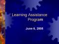 Learning Assistance Program PowerPoint PPT Presentation