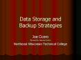 Data Storage and Backup Strategies PowerPoint PPT Presentation