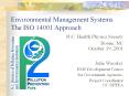Environmental Management Systems The ISO 14001 Approach PowerPoint PPT Presentation