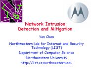 Network Intrusion Detection and Mitigation