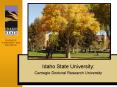 Idaho State University: PowerPoint PPT Presentation