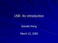 USB: An introduction PowerPoint PPT Presentation