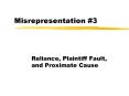Misrepresentation PowerPoint PPT Presentation