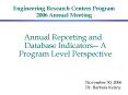 Engineering Research Centers Program 2006 Annual Meeting PowerPoint PPT Presentation