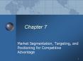 Market Segmentation, Targeting, and Positioning for Competitive Advantage PowerPoint PPT Presentation