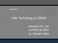 Web Technology PowerPoint PPT Presentation
