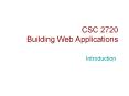CSC 2720 Building Web Applications PowerPoint PPT Presentation