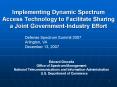 Implementing Dynamic Spectrum Access Technology to Facilitate Sharing a Joint GovernmentIndustry Eff PowerPoint PPT Presentation