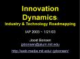 Innovation Dynamics: Industry PowerPoint PPT Presentation