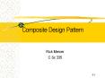 Composite Design Pattern PowerPoint PPT Presentation